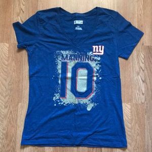 NY Giants V-Neck T-Shirt